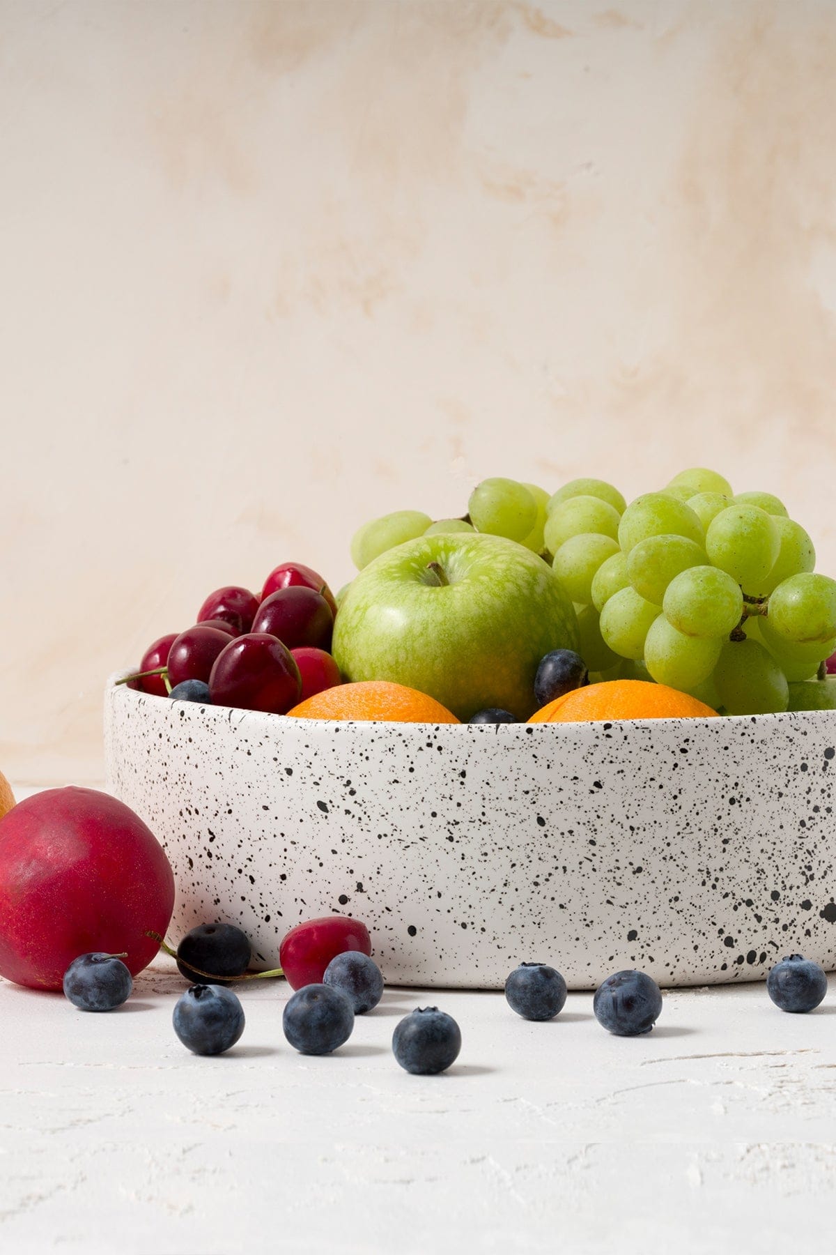 Sateen Mat Beyaz Kırçıllı Küçük El Yapımı Dekoratif Süzgeç 8602