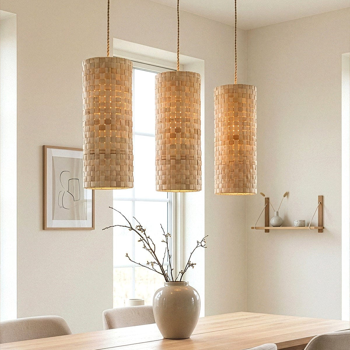 Savia Special Banana Tree Woven Chandelier 56cm 10122