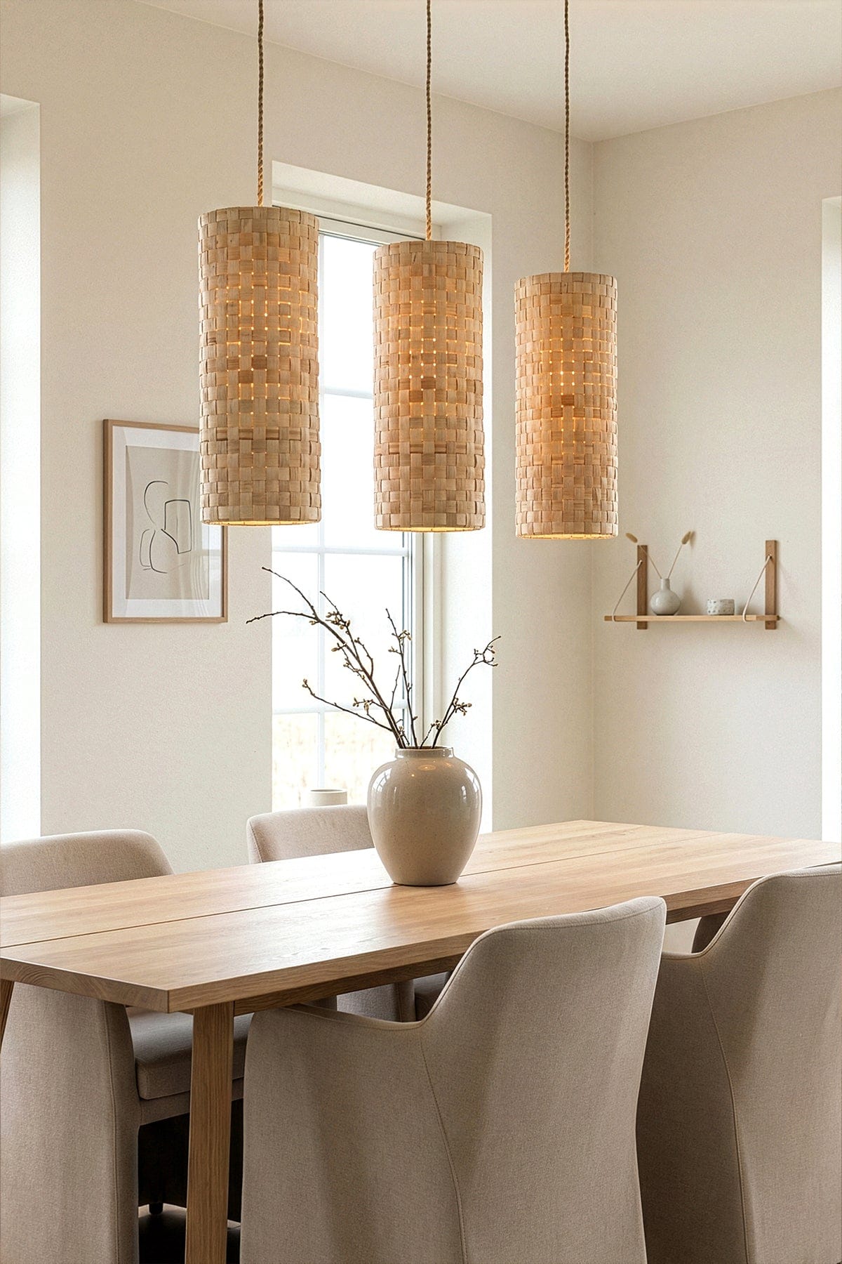 Savia Özel Muz Ağacı Örme Avize 56cm 10122