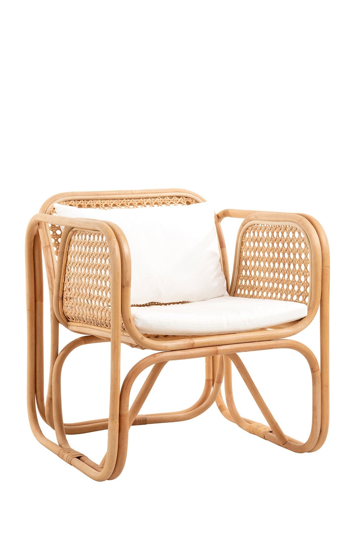 Savia Rattan Örme Minderli Berjer 10114