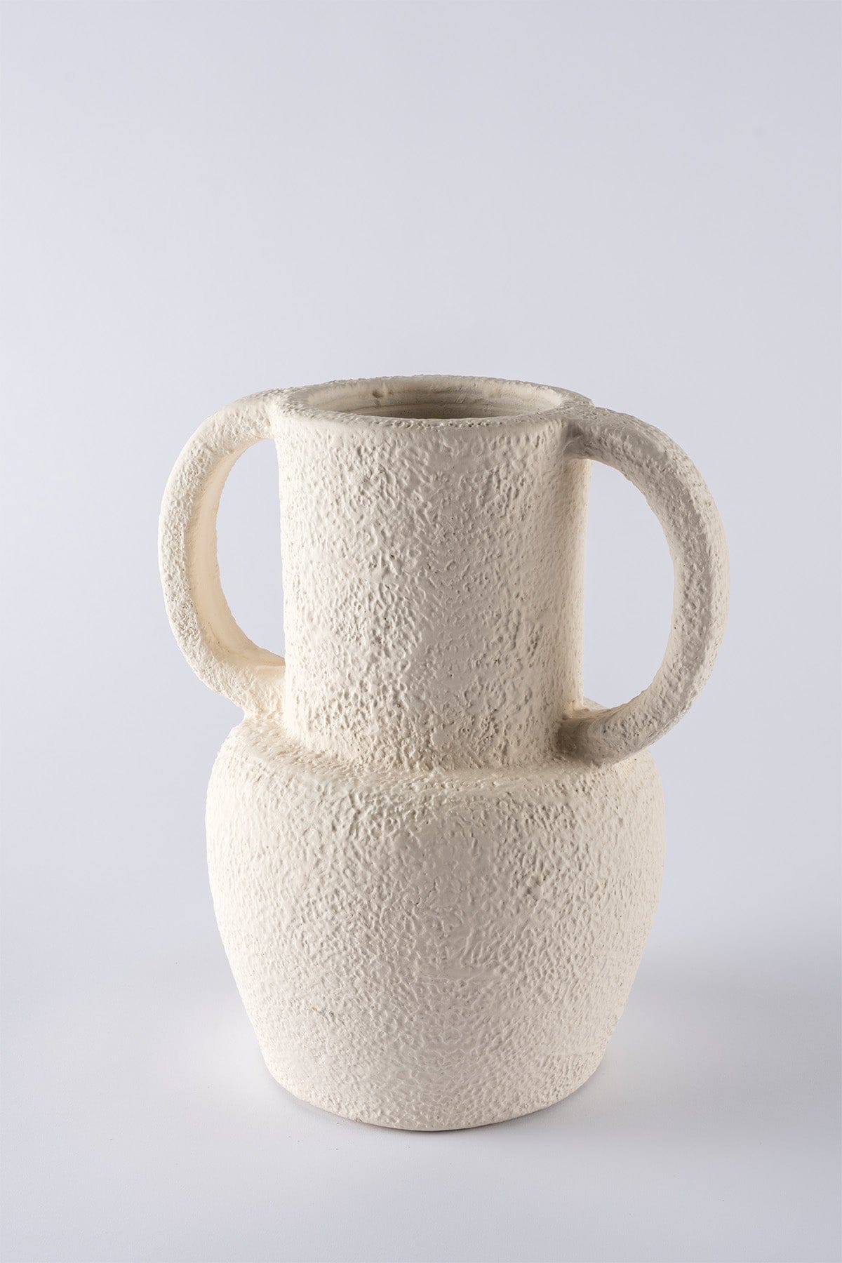 Savia Ceramic White Pottery Vase 10135