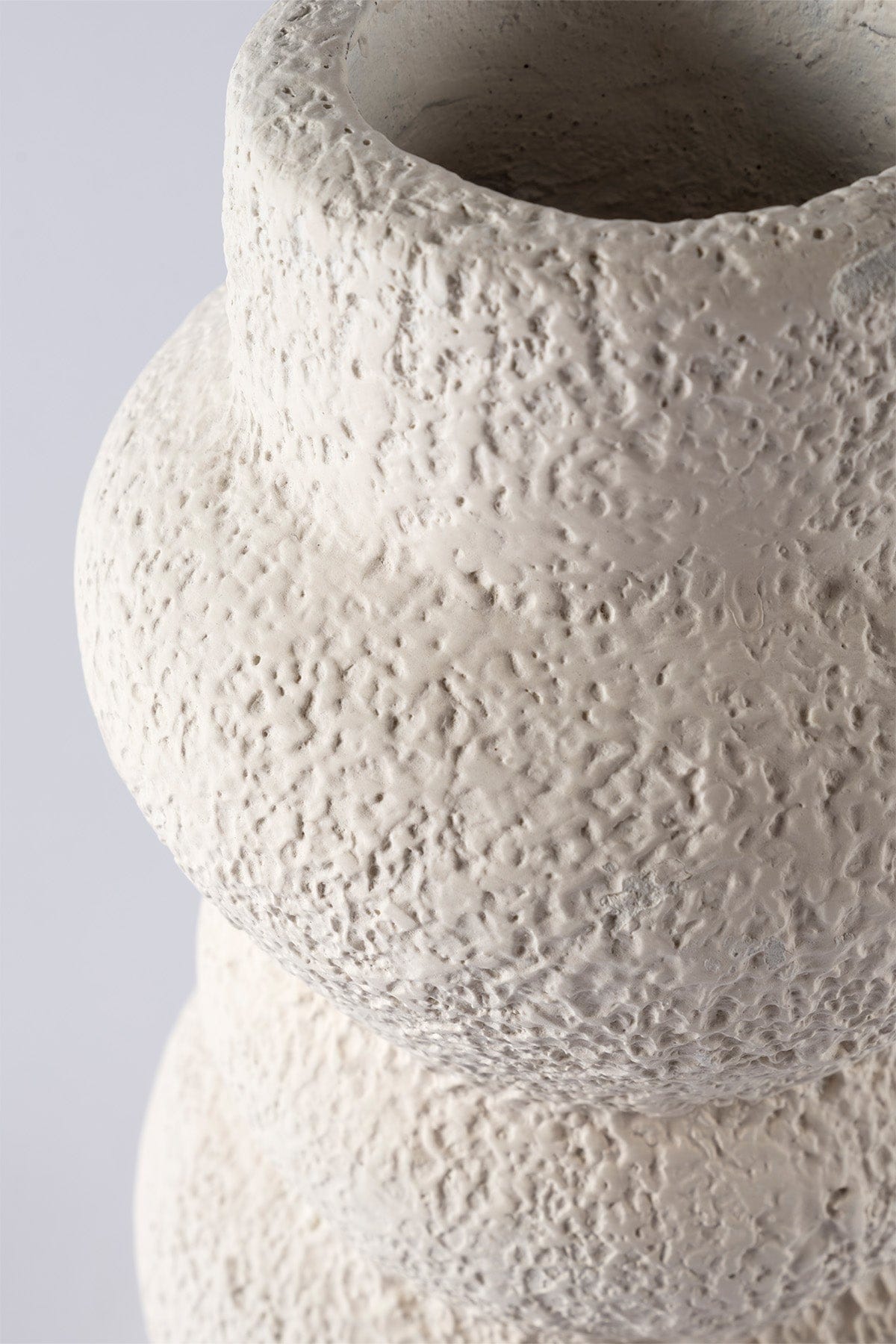 Savia Ceramic Tall White Vase 10128
