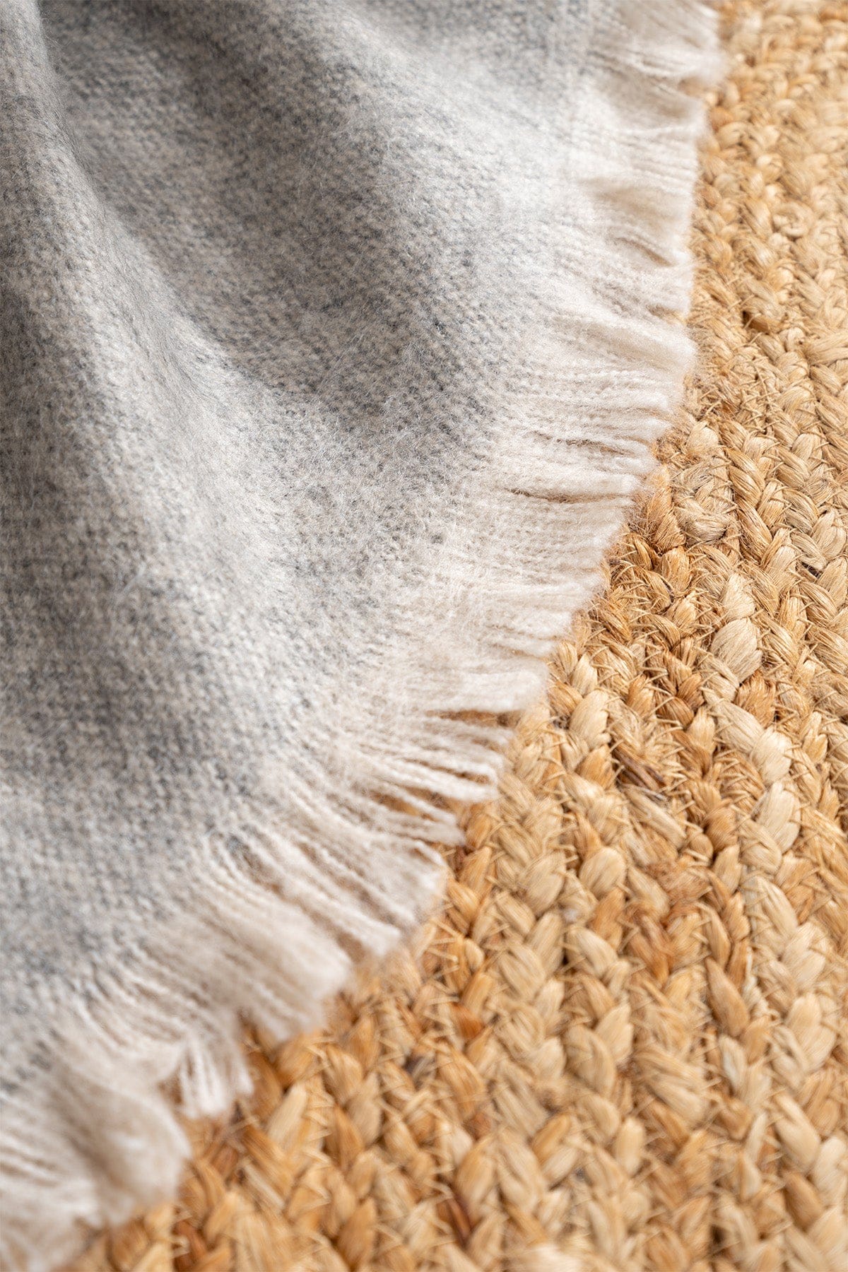 Scala Grey Fluffy Throw TV Blanket 130X170 5072A