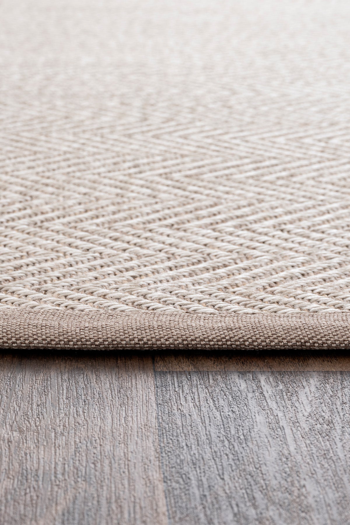 Sisalo Krem Natural Bordür Vizon Halı B3421C