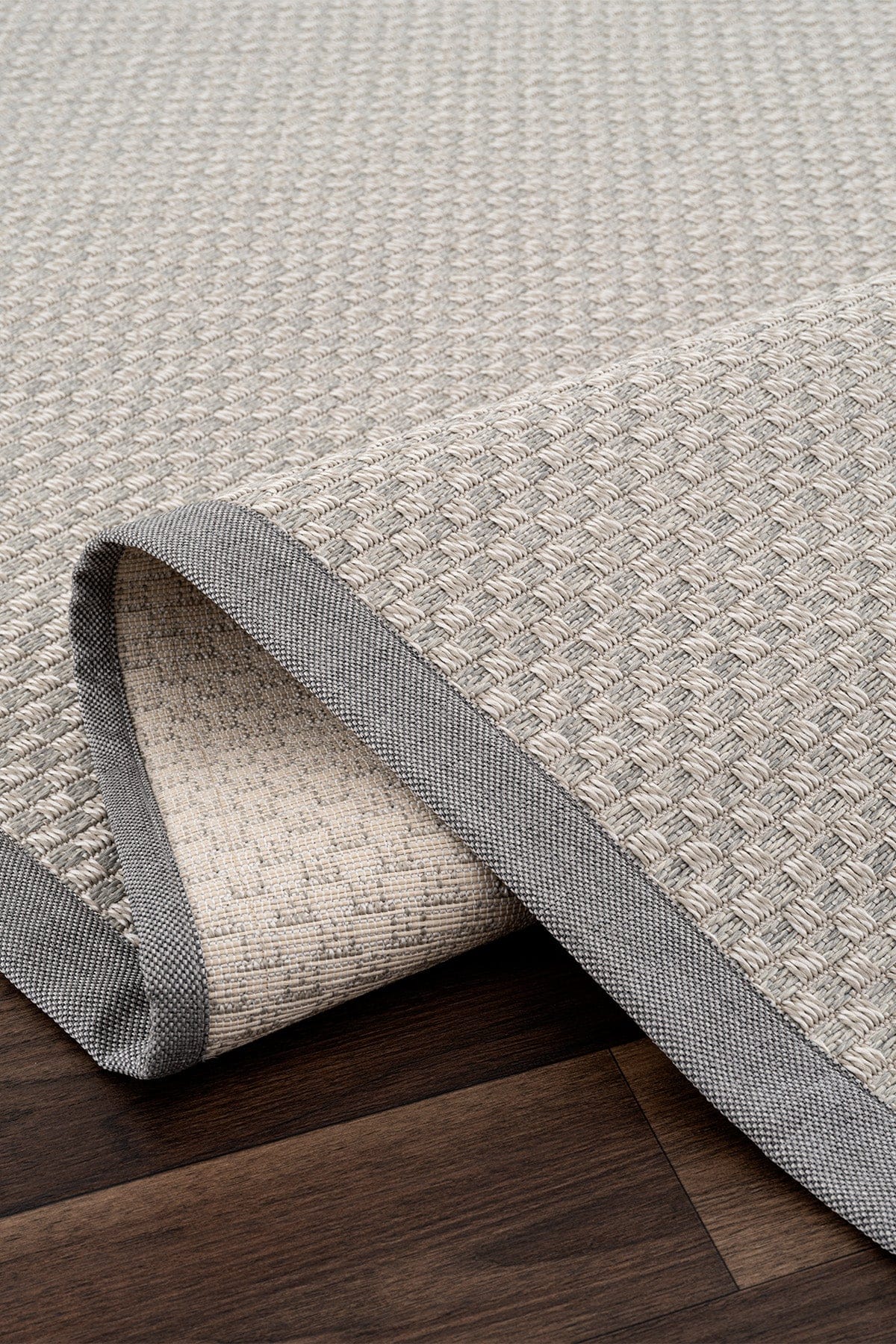 Sisalo Border Cream Grey Sisal Rug Grey Border B3416B