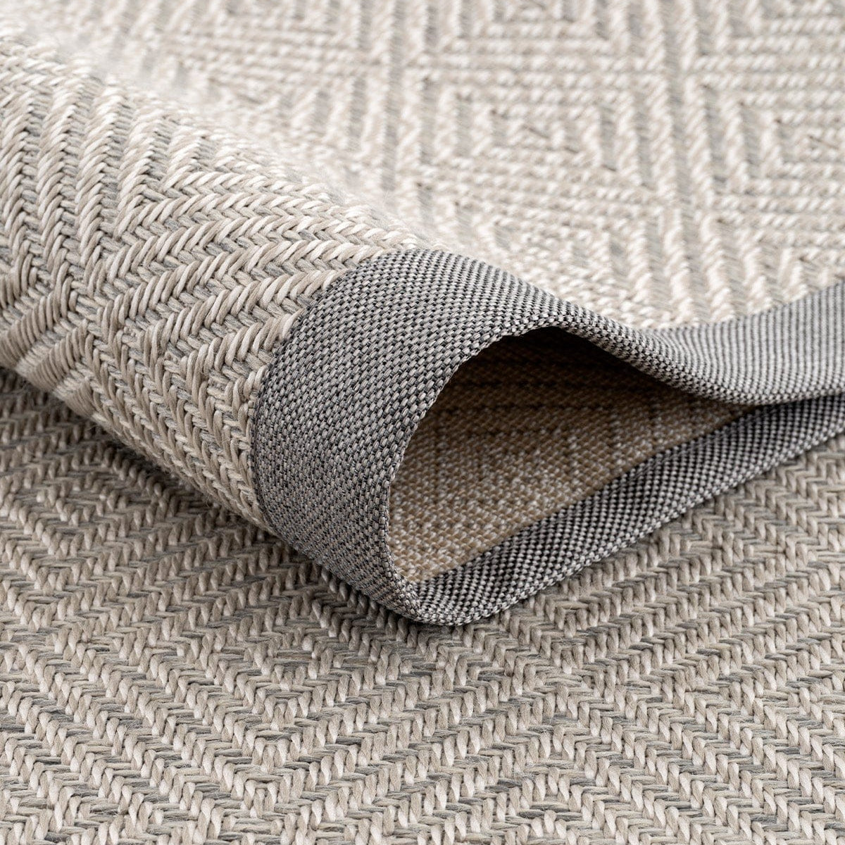 Sisalo Border Cream Grey Sisal Rug Grey Border B3419B