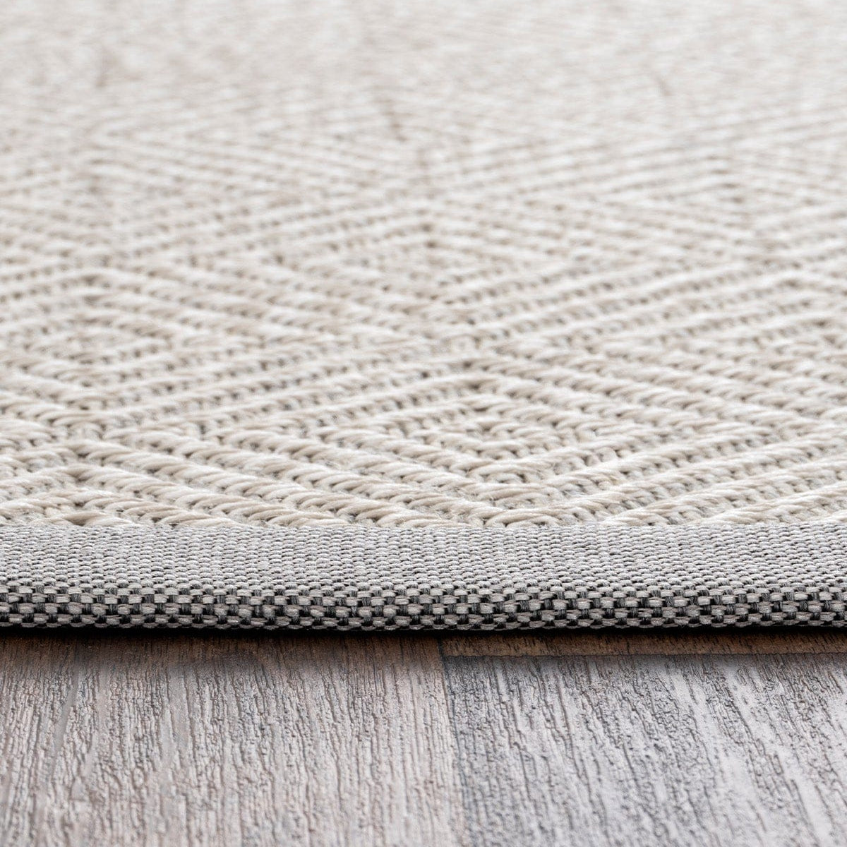 Sisalo Border Cream Grey Sisal Rug Grey Border B3419B