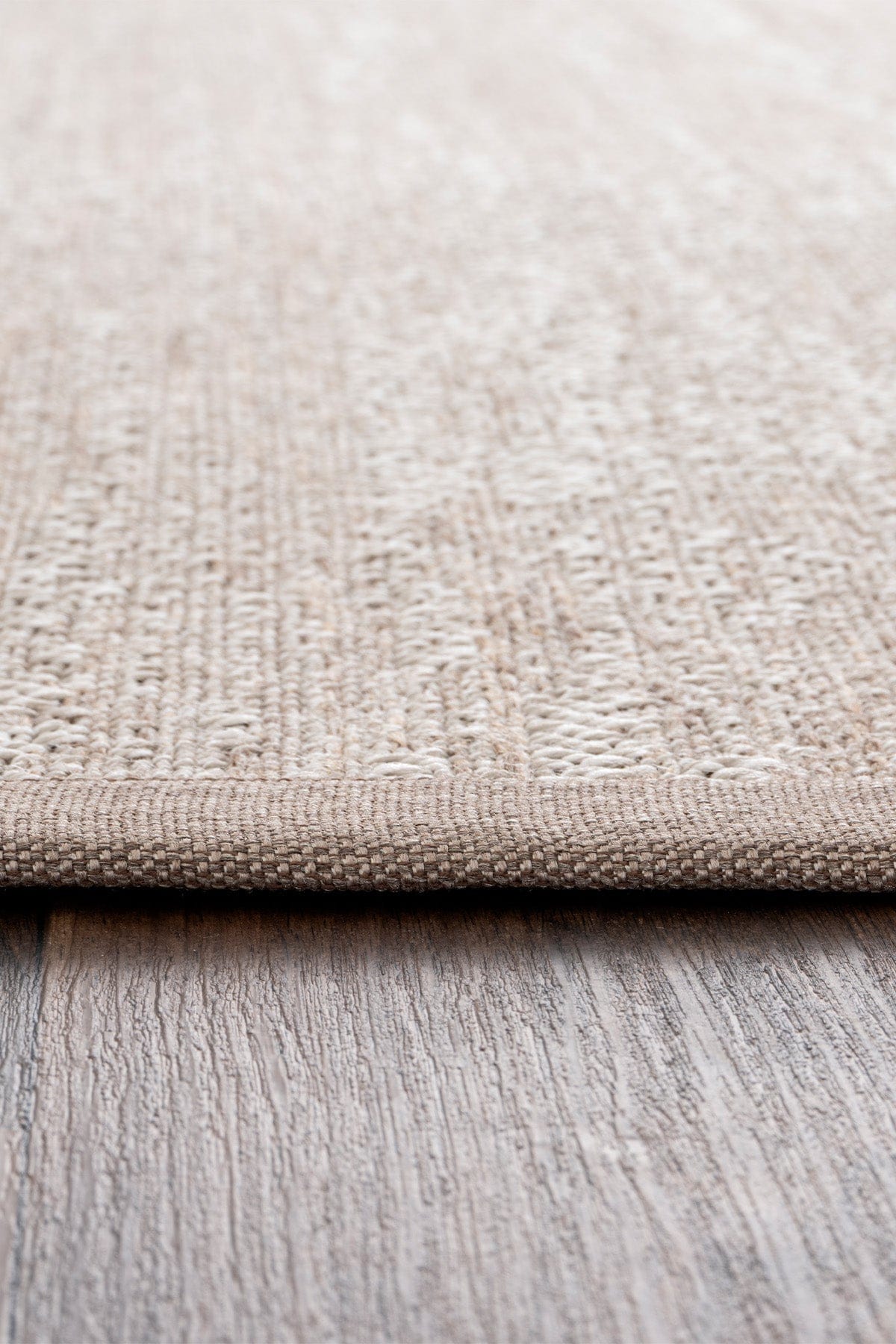 Sisalo Bordure Krem Natural Bordürlü Dış Mekan Balkon Teras Bahçe Halısı B3418C