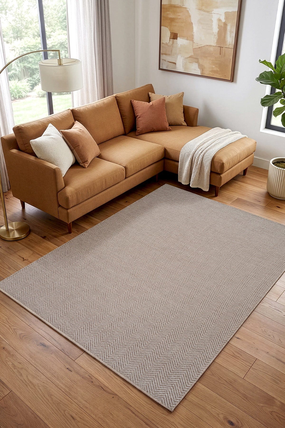 Sisalo Krem Natural Halı B3421C