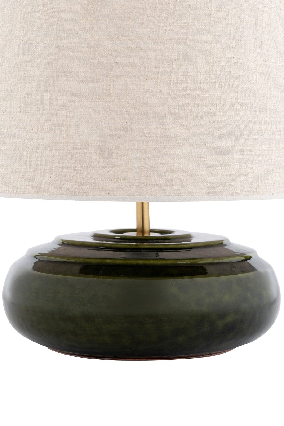 Solace İskandinav Tarzı Yeşil Stoneware Seramik Dekoratif Abajur 4663