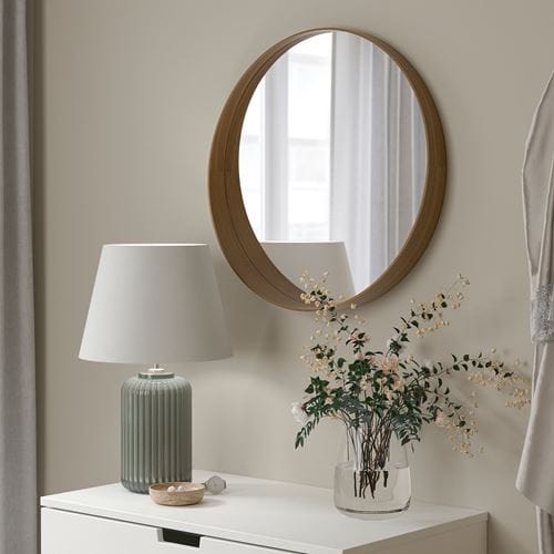 Stokholm Ayna 60 cm Ahşap Ceviz
