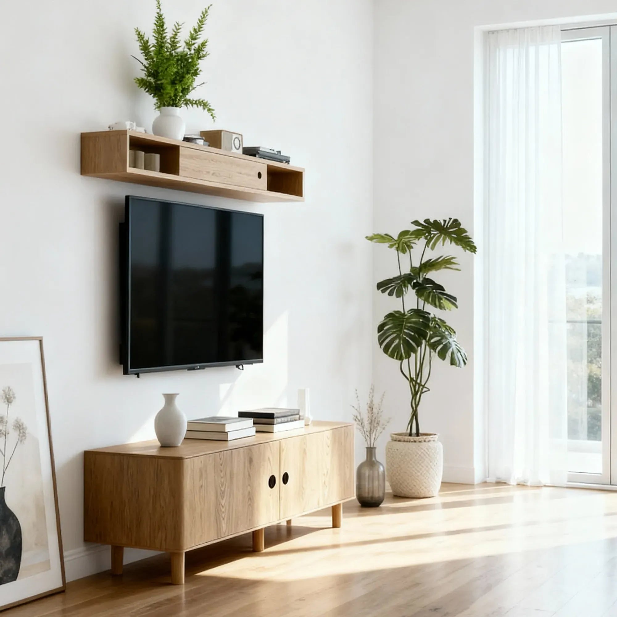 Suprema Meşe TV Ünitesi 140 cm Ahşap