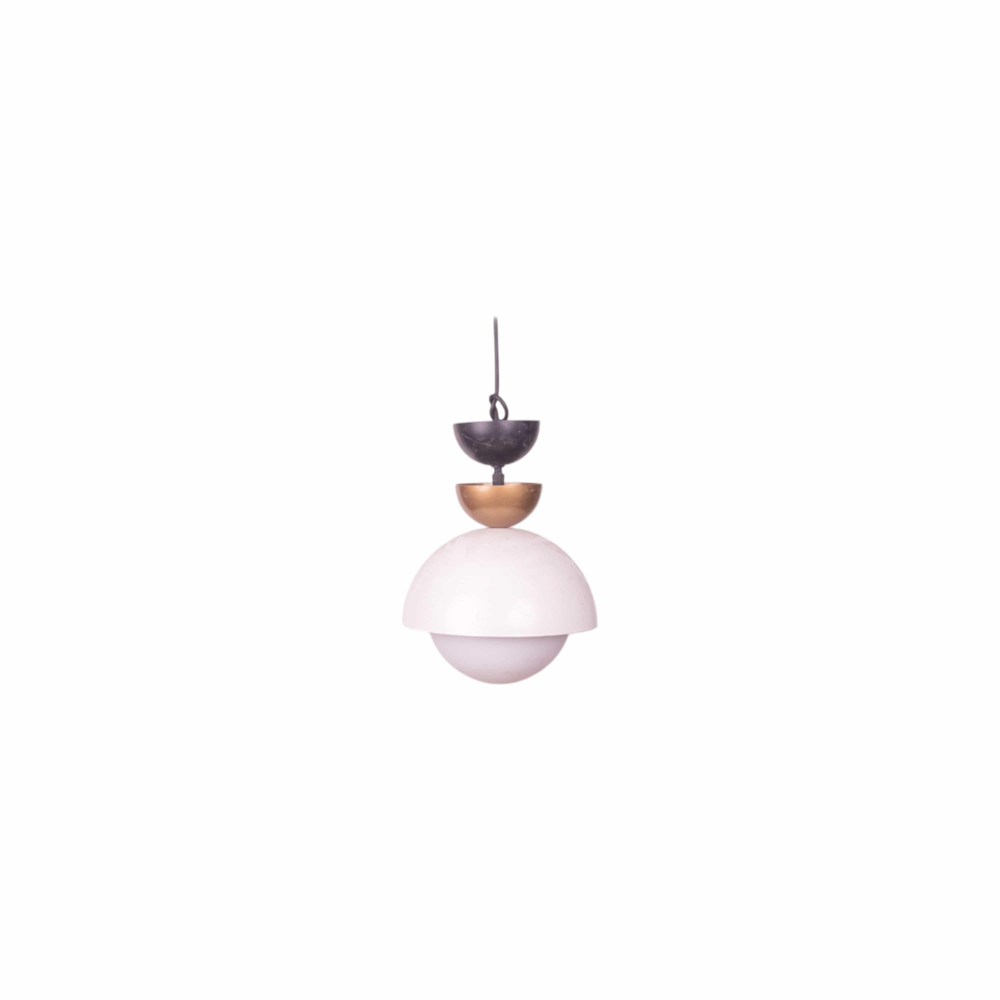 Single White Chandelier 11357
