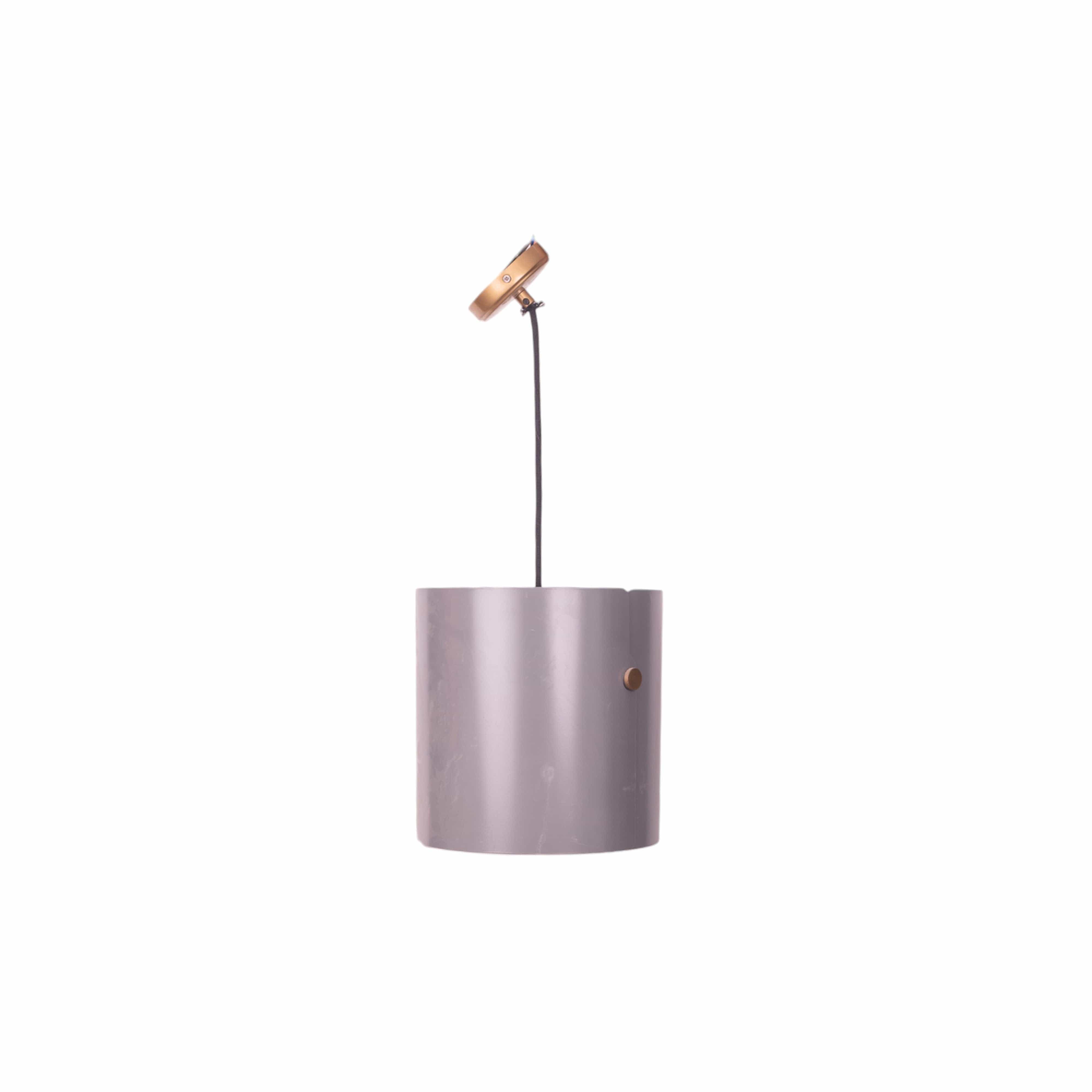 Single Grey Ceiling Light 11343
