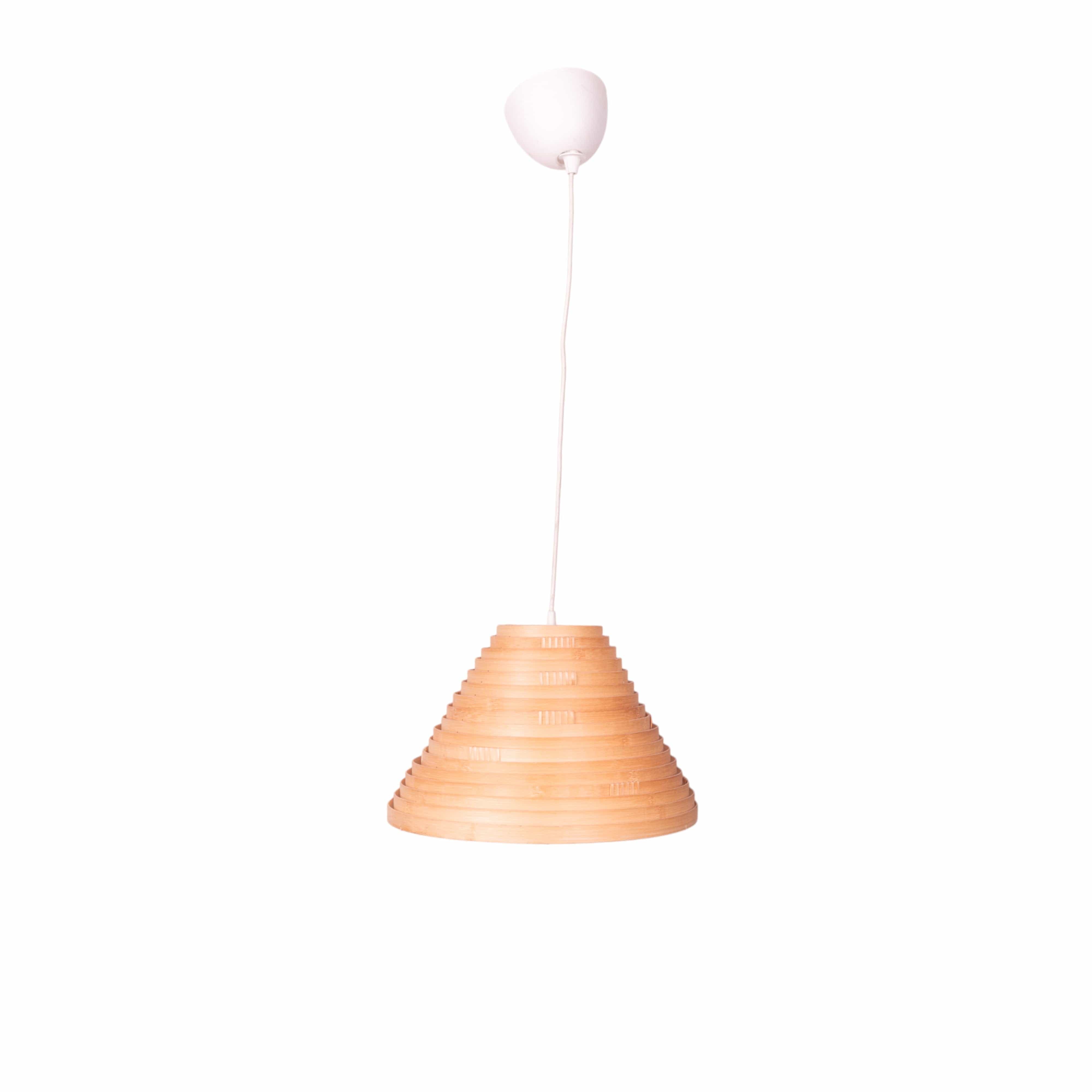 Single Wicker Chandelier 11351