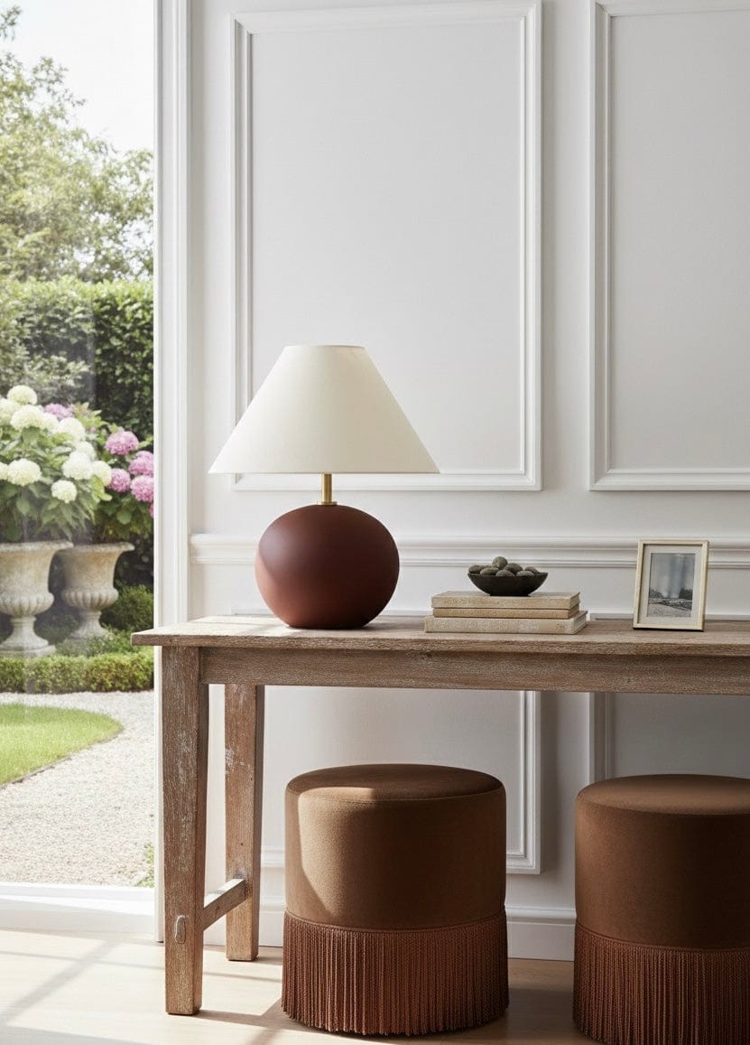 Terra Reddish Brown Table Lamp