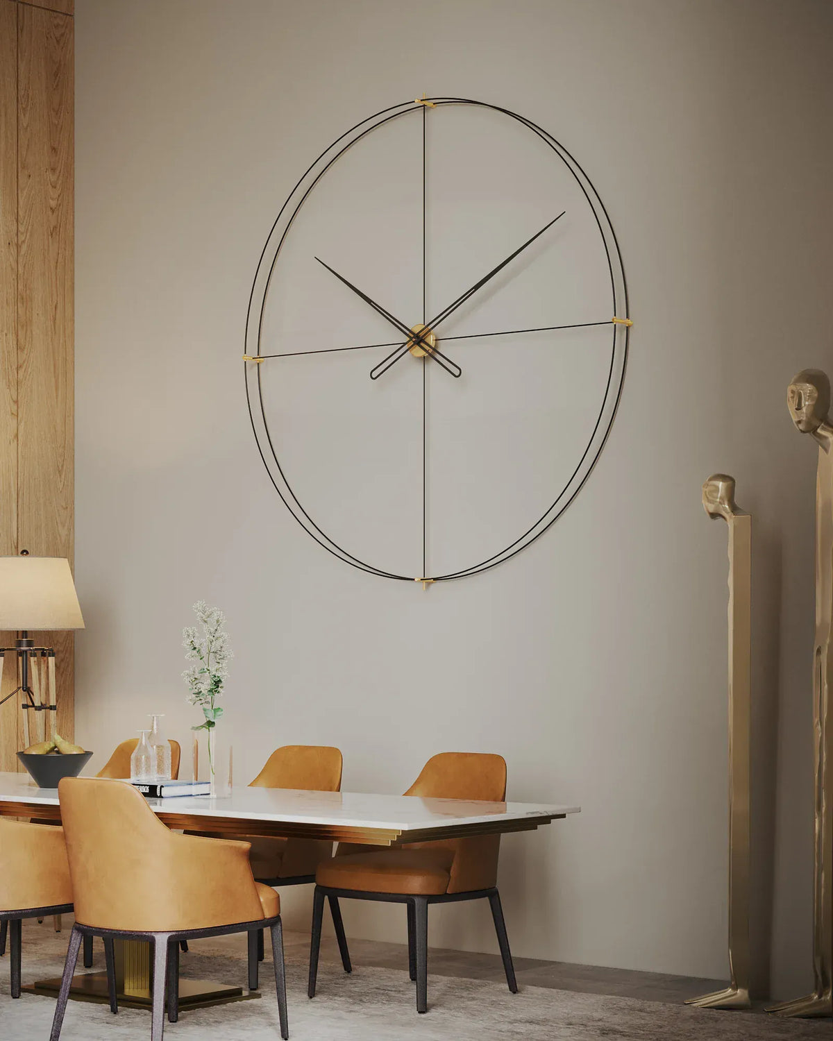 timeless large en büyük duvar saati