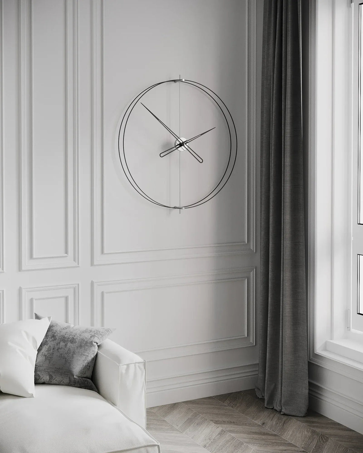 timeless simple minimalist duvar saati