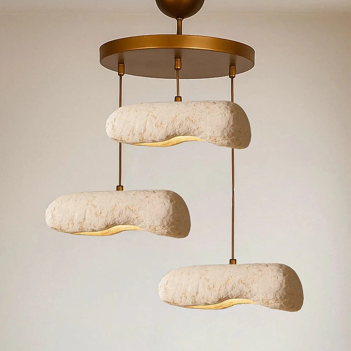 Tulip Üçlü Avize Karbon Beton