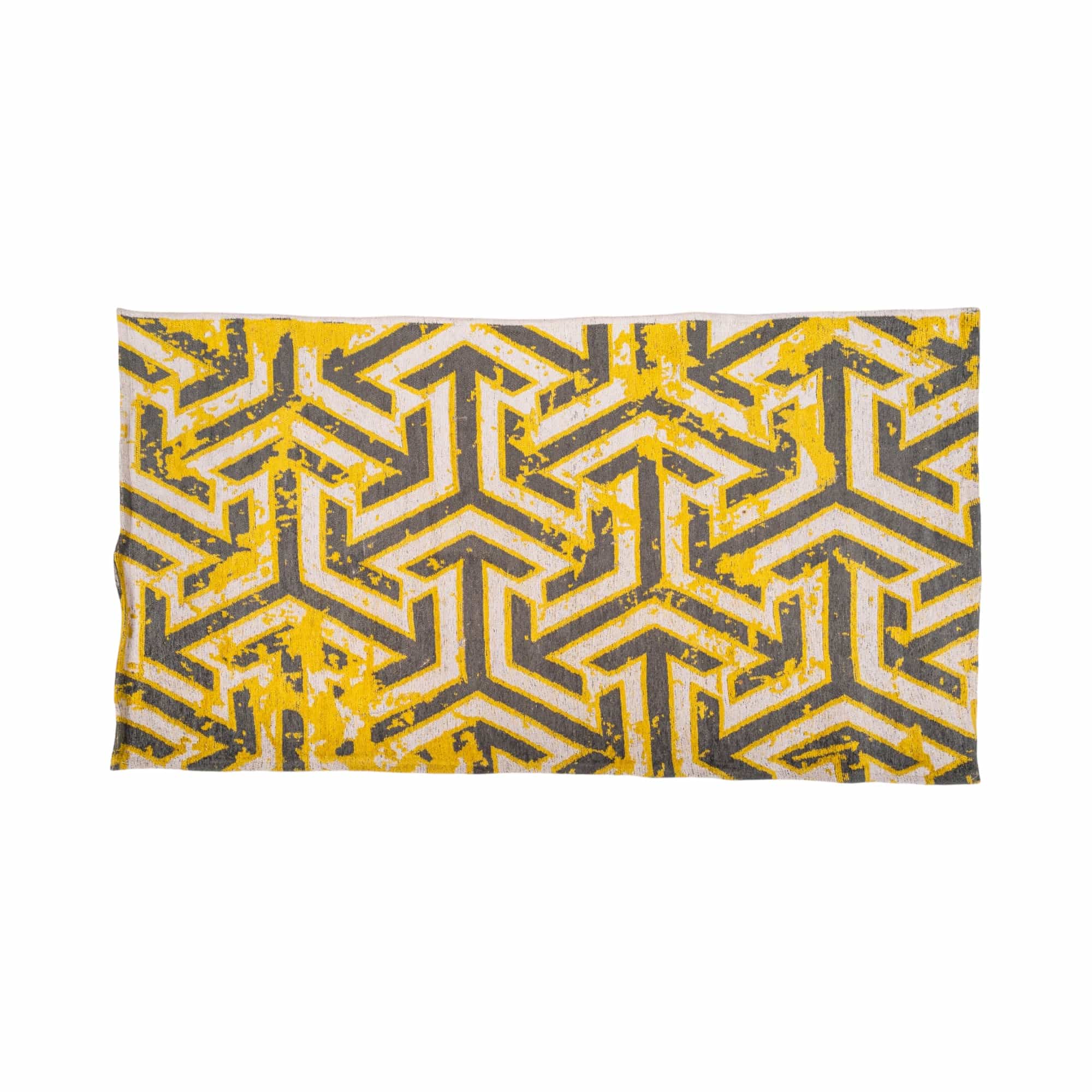 Vector Kilim 80x150 Polyester Siyah Gold