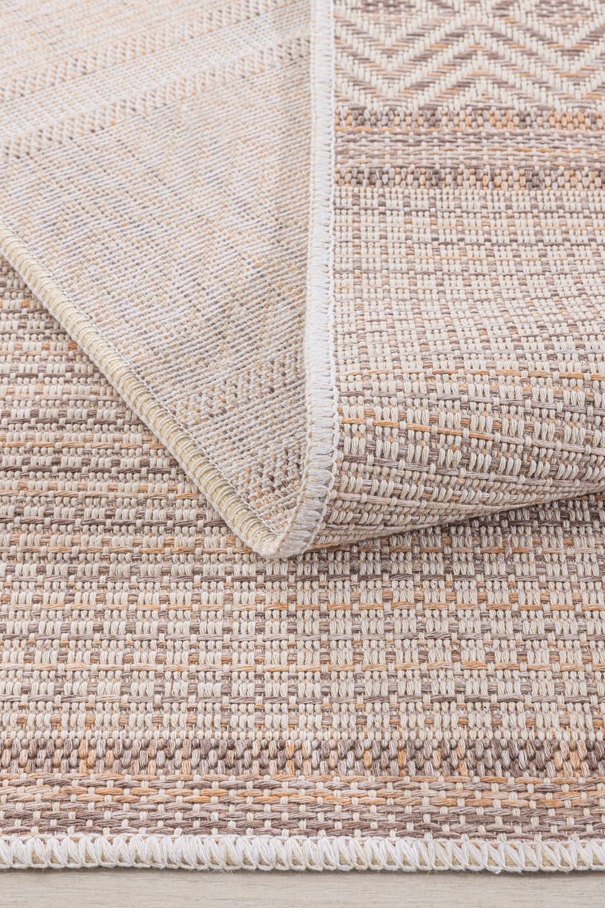 Vivaldi Coffee Cinnamon Modern Rug A0057A