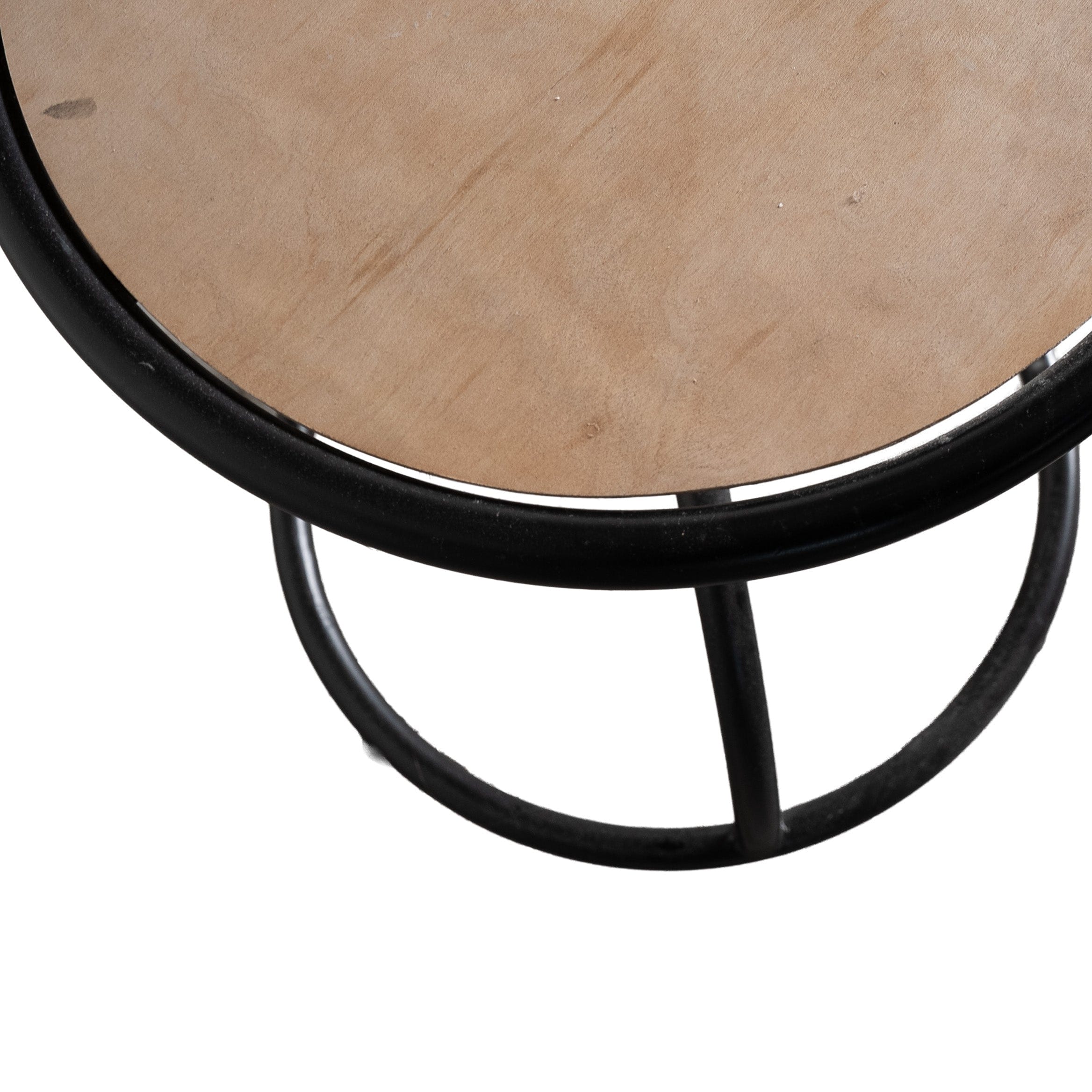 Yuvarlak Orta Sehpa Ahşap Meşe 10537