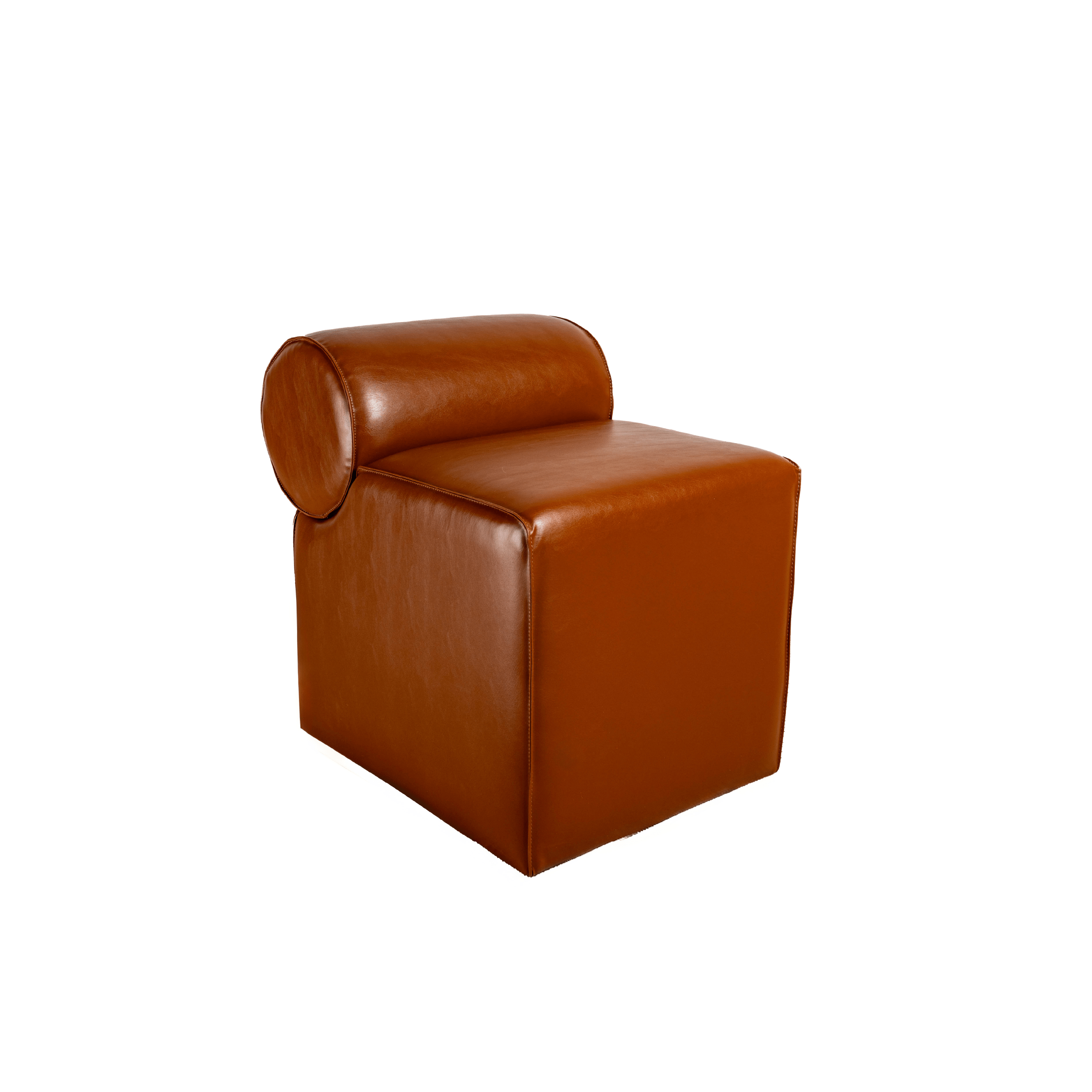Yuvarlak Sırtlı Mini Puf